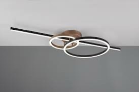 Plafonieră Montilla LED 54W 2700-6000K, 630Lm, Negru mat, Trio, 643010302