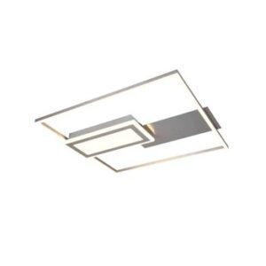 Plafoniera SPIRO, metal, nichel, LED, 32W, 3800lm, 2700K-6500K , Trio, R67862907