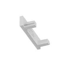Element terminal din policarbonat, pentru profilele magnetice aparente din familia XTINY, XT01SEC SWH