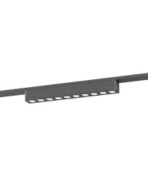 Spot fix liniar 10w 1200lm 3000K 24grd IP40 pentru montajul pe sinele magnetice încastrate/aparente XTINY, XT22WW SP SBK