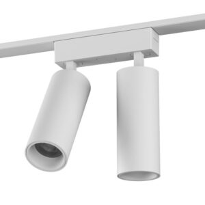 Set de 2 proiectoare orientabile, LED, 2X9W, 1366 lumeni, alb cald 3000K, H.15 cm, Xtiny, Arelux, XT32WW SP SWH