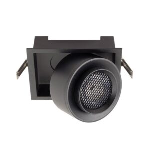 Spot incastrat Arelux Xarte, negru , LED, 15W, 1627 lumeni, alb neutru 4000K, AR05NW SBK