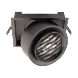 Spot incastrat Arelux Xarte, negru ,, LED, 22W, 2455 lumeni, alb cald 3000K, AR06WW SBK