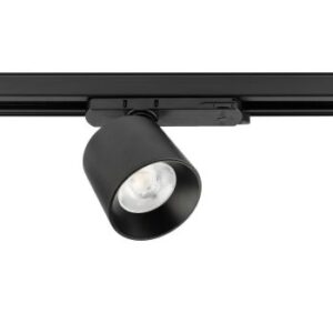 Proiector Arelux XShow pentru sina cu 3 circuite, aluminiu, negru, LED, 38W, 4910 lumeni, alb neutru 4000K, SH03NW SBK