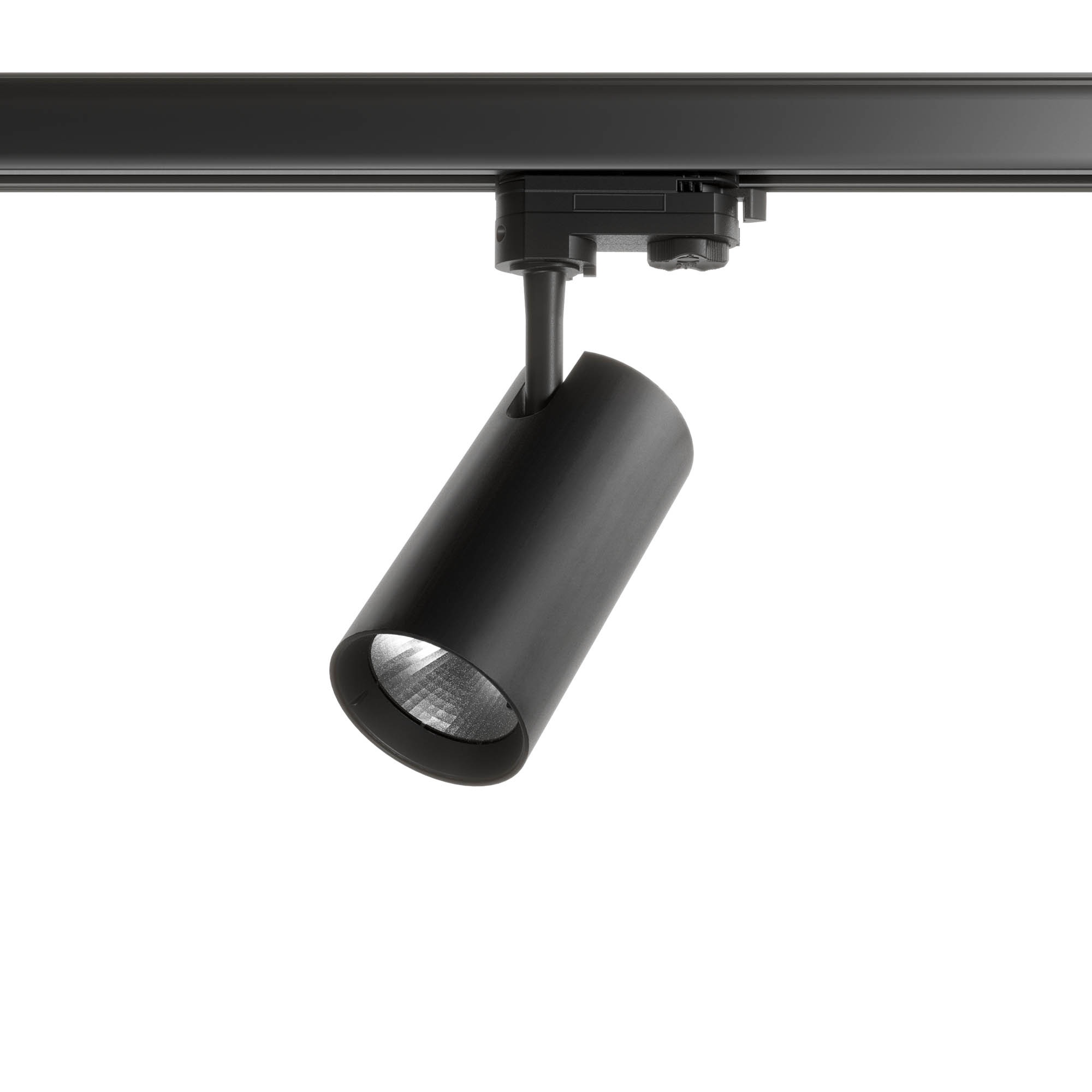 Proiector LED orientabil pentru sina cu 3 circuite, Negru mat, 10W, 3000K, Arelux, Xtilt, TL02WW MBK