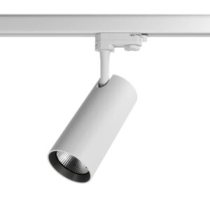 Proiector LED orientabil pentru sina cu 3 circuite, Alb mat, 20W, 4000K, Arelux, Xtilt, TL03NW MWH
