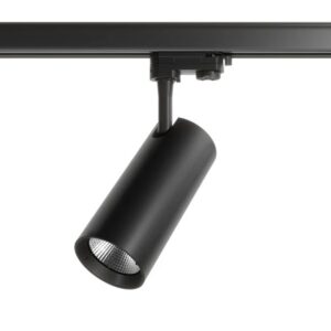 Proiector LED orientabil pentru sina cu 3 circuite, Negru mat, 20W, 4000K, Arelux, Xtilt, TL03NW MBK