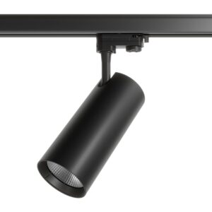 Proiector LED orientabil pentru sina cu 3 circuite, Negru mat, 30W, 3000K, Arelux, Xtilt, TL04WW MBK