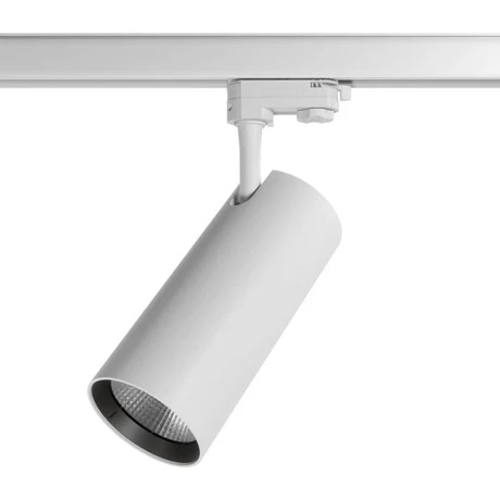 Proiector LED orientabil pentru sina cu 3 circuite, Alb mat, 30W, 3000K, Arelux, Xtilt, TL04WW MWH
