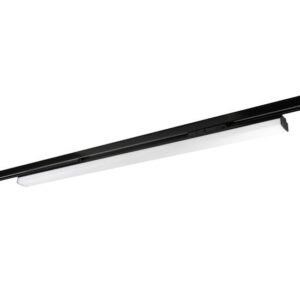 Corp LED liniar 40W XTRADE OPAL DEFUSER pentru sina cu 3 circuite corp negru lentile 60 de grade CRI90 IP40 lumina neutră 4000K 5280Lm, Arelux, TD05NW SBK
