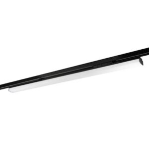 Corp LED liniar 55W XTRADE OPAL DEFUSER pentru sina cu 3 circuite corp negru lentile 60 de grade CRI90 IP40 lumina neutră 4000K 7524 Lm, Arelux, TD06NW SBK