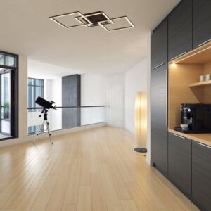 Plafonieră Trail led 31W 4000K 3800lm negru mat, R64493132