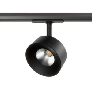 Proiector LED orientabil Xspot, pentru șină cu un circuit, Negru mat, 7W, 3000K, Arelux, SX04WW MBK