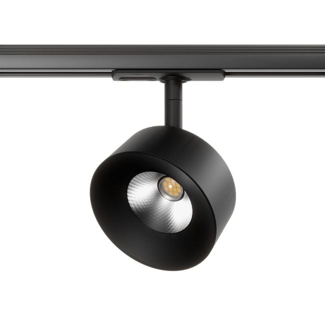 Proiector LED orientabil Xspot, pentru șină cu un circuit, Negru mat, 7W, 4000K, Arelux, SX04NW MBK