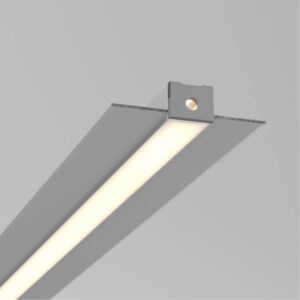 Profil pentru benzi LED, aluminiu anodizat, incastrat, 3m, Arelux, PRF041/300SET