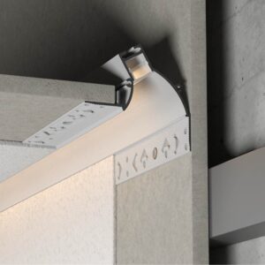 Profil pentru benzi LED, aluminiu anodizat, incastrat, L. 3m, Arelux, PRF171/300SET