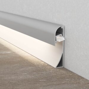 Profil aluminiu montaj perete (tip plinta) 3 m Arelux PRF120/300 AL
