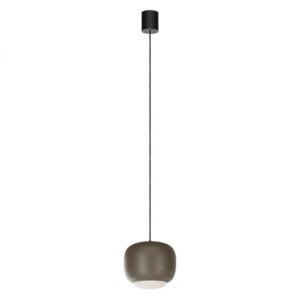 Suspensie Redo Dubbo, maro inchis mat, LED CCT, 12W, 1358 lumeni, 2700K/3000K/4000K, D.22 cm, 01-4788