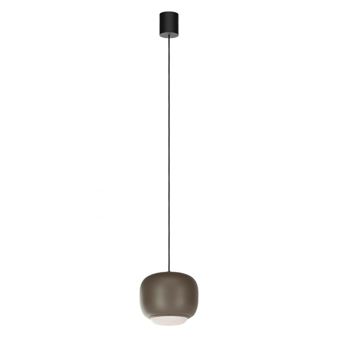 Suspensie Redo Dubbo, maro inchis mat, LED CCT, 12W, 1358 lumeni, 2700K/3000K/4000K, D.22 cm, 01-4788