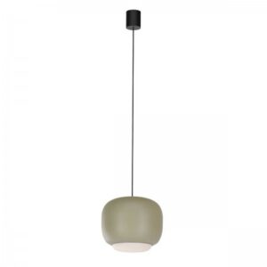 Suspensie Redo Dubbo, kaki deschis, LED CCT, 21W, 2372 lumeni, 2700K/3000K/4000K, D.30 cm, 01-4795