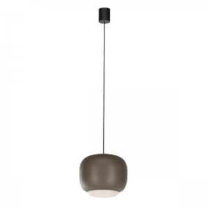 Suspensie Redo Dubbo, maro inchis, LED CCT, 21W, 2372 lumeni, 2700K/3000K/4000K, D.30 cm, 01-4796