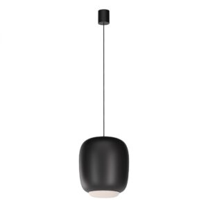 Suspensie Redo Dubbo, negru mat, LED CCT, 21W, 2372 lumeni, 2700K/3000K/4000K, D.31 cm, 01-4801
