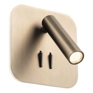 Aplica Redo QUDA SQ LED 9W 3000K bronz,  01-4473