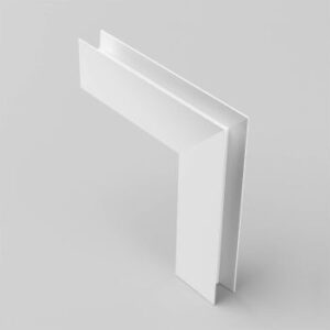Element de colț din aluminiu unghi extern pt profile PRF011, alb, Arelux, PRF011EAC SWH