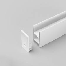 Element de capăt cu gaură pentru profilul PRF011, alb, Arelux, PRF011TP01 SWH