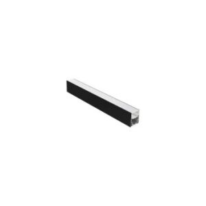 Profil aluminiu instalare+răcire benzi flexibile/module liniare LED L=0,57 m, Arelux, PRF080/057 MBK