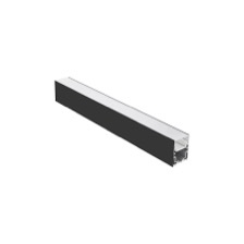 Profil aluminiu instalare+răcire benzi flexibile/module liniare LED L=1,71m, Arelux, PRF080/171 MBK