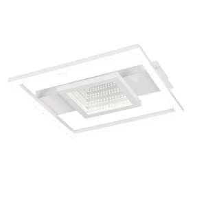 Plafoniera Wheeler, metal, alb mat, LED, 16W, 2000 lumeni, alb cald 4000K, L. 35 cm, Trio , R64801931