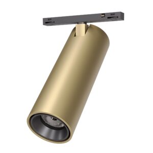 Mini proiector orientabil și dimabil (PWM) Arelux LED 9,6W 3000K 800 lm, Auriu, Xneo, NE04WW SGD