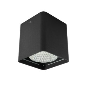 Plafoniera Redo XIA LED 19W IP65 3000K SBK, Negru, 91215