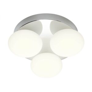 Plafoniera Redo Ovum, crom, LED CCT, 15W, 1170 lumeni, 3000K/4000K, IP44, 01-4306