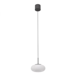Suspensie Redo Ethos, negru, LED CCT, 9W, 668 lumeni, 2700K/3000K, D.15 cm, 01-4676