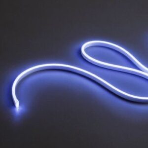 Banda LED XSNAKE BLUE flexibila monocromatica albastra acoperire silicon IP67 rola 5 m 8W/ml 6X12mm 24V Arelux SNK6X12B