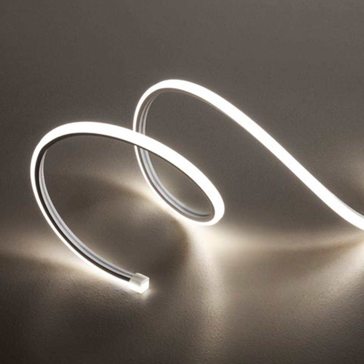 Banda LED XSNAKE flexibila monocromatica IP67 rola 5 m 10W/ml 126LED/ml 24V DC 3000K 120° Arelux SNK10X10WW