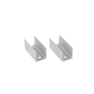 Accesoriu aluminiu 2.5 cm fixare perete/tavan benzi LED XSNAKE 2.5 cm SNK10x10 Arelux SNK10X10CK