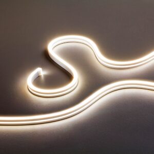Banda LED XSNAKE flexibila monocromatica IP67 rola 5 m 12W/ml 120LED/ml 24V DC 3000K 120° Arelux SNK12X20WW