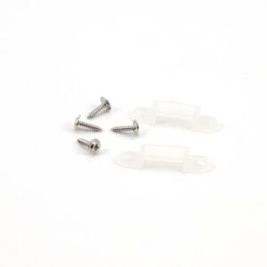 Set de două elemente de fixare din policarbonat Arelux pt benzile Xsnake SNK12x4, SNK04MC12