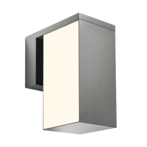 Aplica exterior Kub, gri inchis, LED, 24W, 2761 lumeni, alb cald 3000K, IP54, 90720