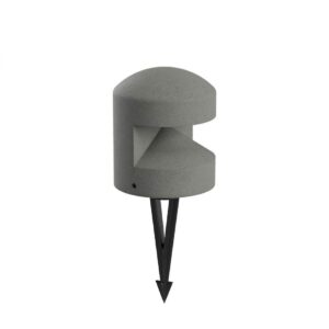 Stalp exterior Cliff, gri inchis, LED, 8W, 159 lumeni, alb cald 3000K, 220-240V AC, IP65, D.16 cm, 91101