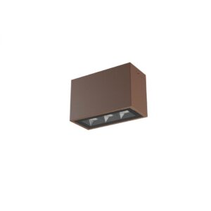 Plafoniera exterior Aroos, corten, LED, 9W, 615 lumeni, alb cald 3000K, IP65, 91240