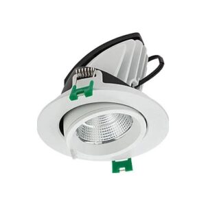 Spot încastrat orientabil XDOWN 1x42W 3000K CRI.90 UGR<16 38°, Alb mat, Arelux, DN06WW SWH