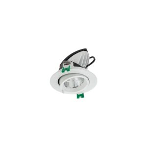 Spot încastrat orientabil XDOWN 1x15W 4000K CRI.90 UGR<16 38°, Alb mat, Arelux, DN04NW SWH