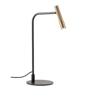 Veioza Redo Drill, bronz antic, LED, 8W, 510 lumeni, alb cald 3000K, H.49 cm, 01-4731