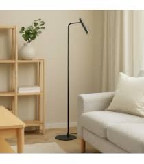 Lampadar Redo Drill, negru mat, LED, 8W, 510 lumeni, alb cald 3000K, H.143 cm, 01-4738