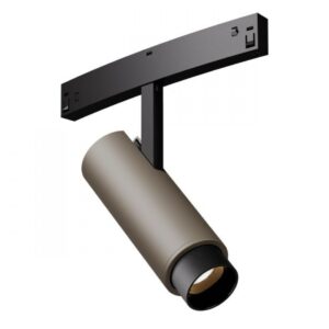 Mini proiector orientabil l, cu unghi de lumină reglabil (19-40grd) pentru profilele curbate Xnet Arelux LED 7W 3000K 817 lm, Maro, XNRS41WWR SP SCF