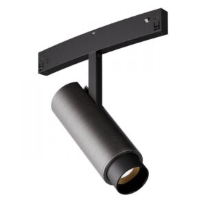 Mini proiector orientabil l, cu unghi de lumină reglabil (19-40grd) pentru profilele curbate Xnet Arelux LED 7W 3000K 817 lm, Gri, XNRS41WWR SP FNI